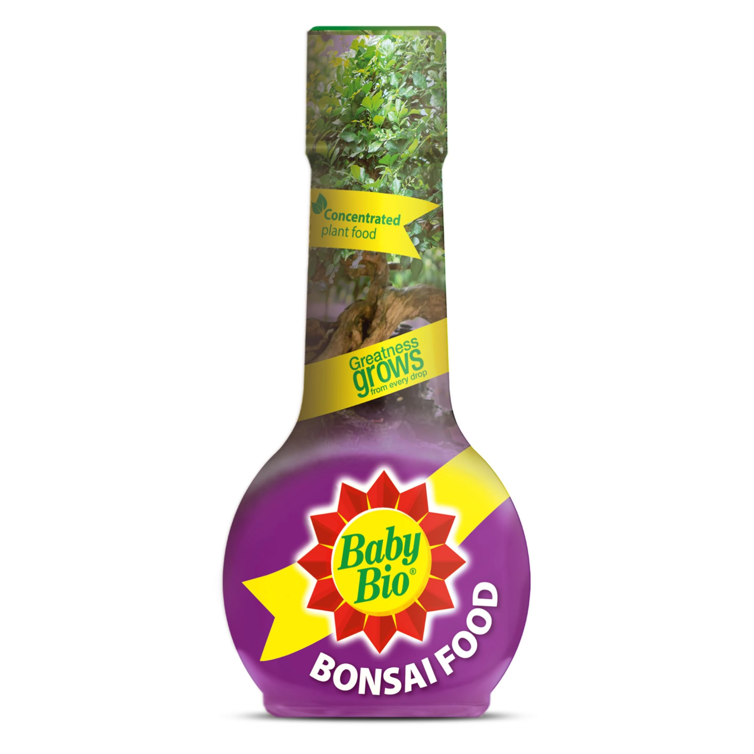 Baby Bio Bonsai Food, 175ml - Liquid Concentrate Fertiliser - Essential Nutrients for Healthier Stronger Plants - Enhances Vitality and Resilience for Well-formed Trees - Makes up to 70L