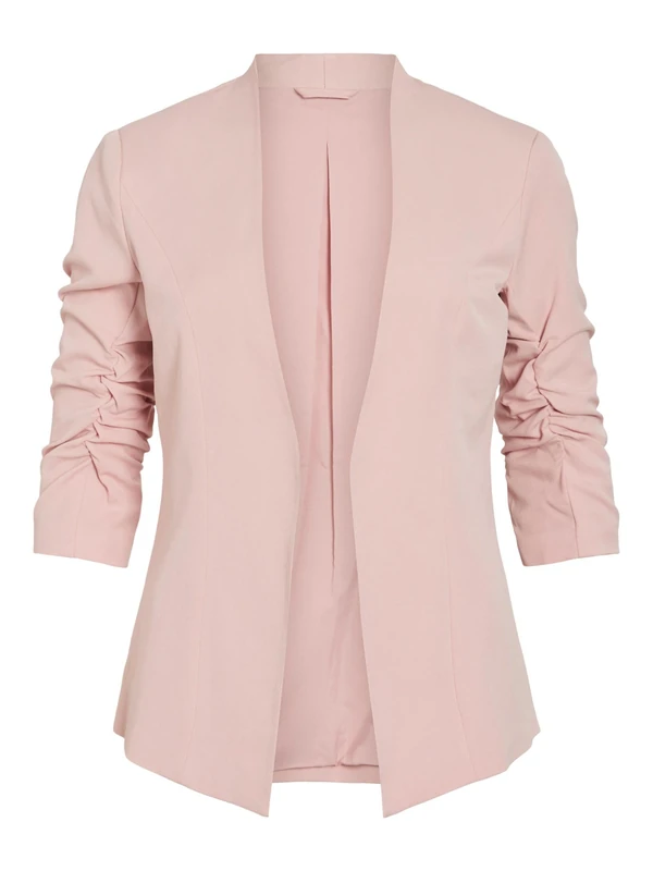 Vila VIHER New Women's Blazer 3/4 Blazer, Misty Rose, L - Image 1