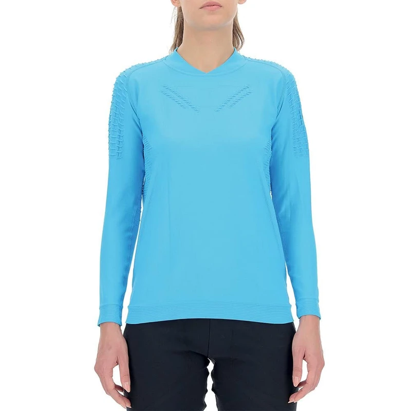 UYN Damen Langarmshirt-O102094 Langarmshirt, Blue Danube, L