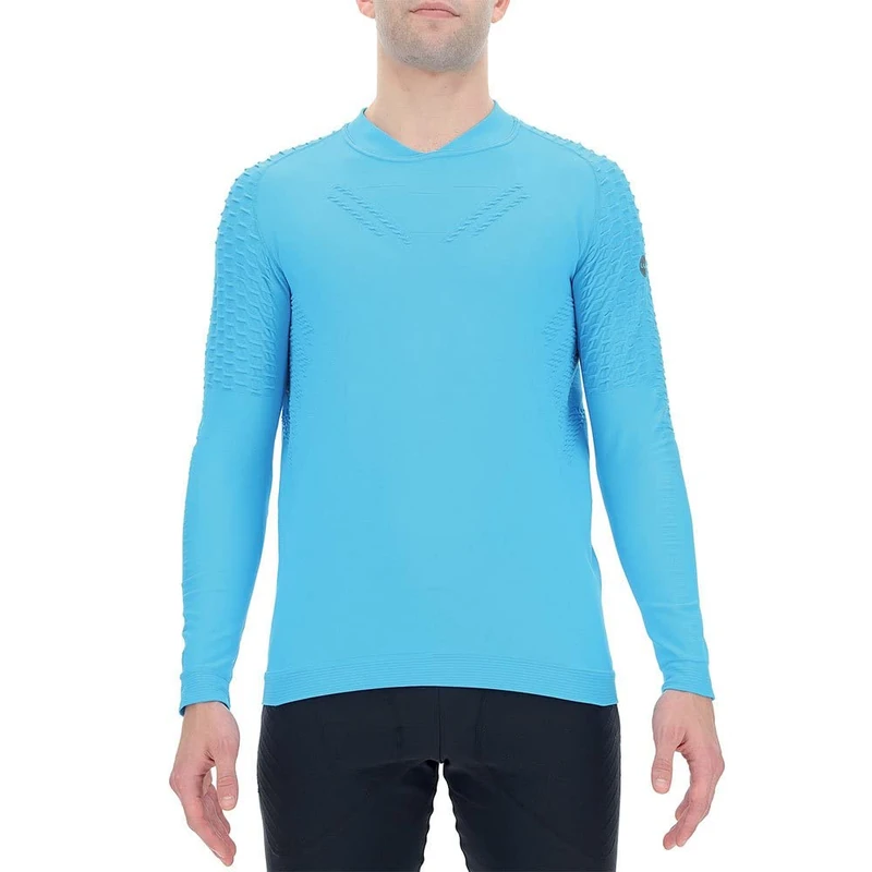 UYN Herren Langarmshirt-O102093 Langarmshirt, Blue Danube, XL