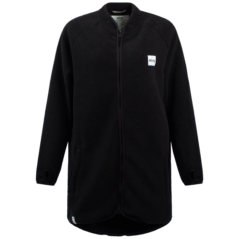 Eivy Women's Redwood Sherpa Coat Fleece, Black, L