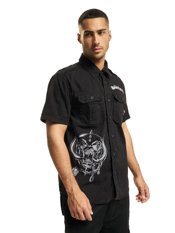 Brandit Motörhead Vintage Shirt Short, color: black, size: 3XL