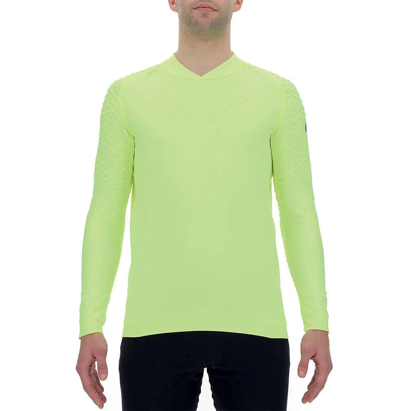 UYN Herren Langarmshirt-O102093 Langarmshirt, Yellow Fluo, S