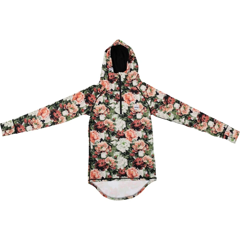 Eivy Women's Icecold Zip Hood Top Yoga Shirt, Autumn Bloom, XS