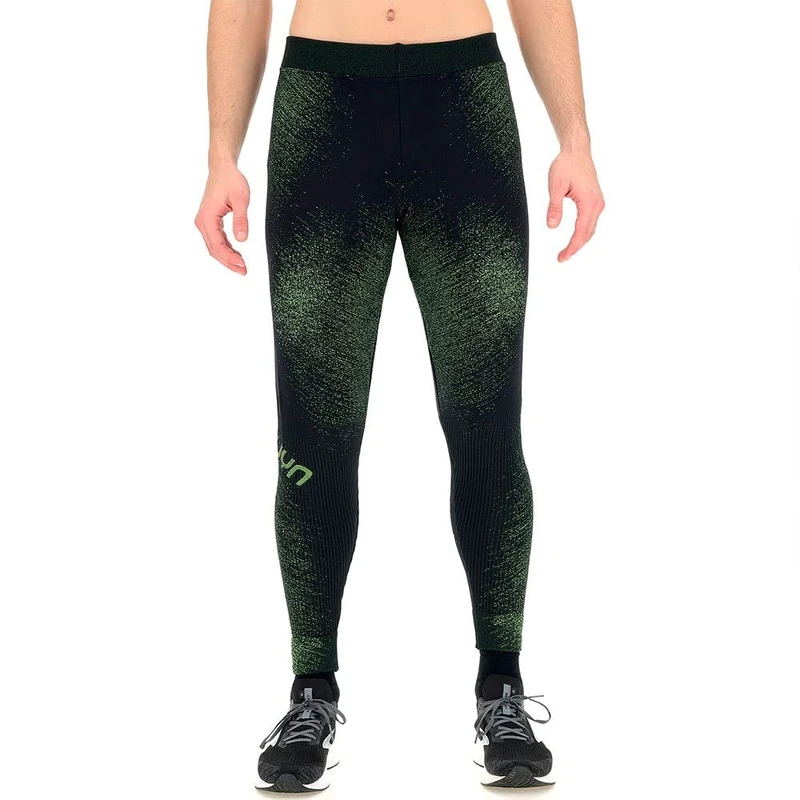 UYN O102143 RUNNING EXCELERATION LONG Pants Men's Black/Fluo Yellow M