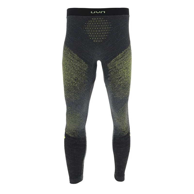 UYN ANSTA O102198 RUNNING EXCELERATION LONG Leggings Men's Black/Fluo Yellow M