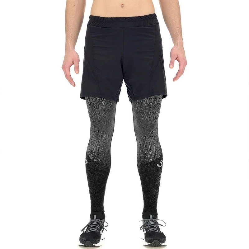UYN O102171 RUNNING EXCELERATION 2IN1 Shorts Men's Black cloud XL