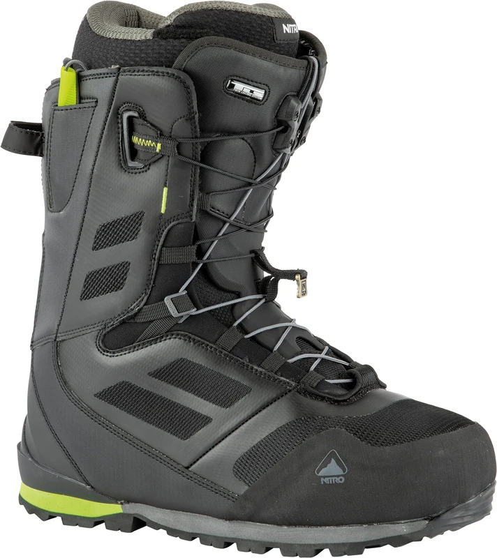 Nitro Men's Incline TLS Boot ´22 Snowboard Boat, Black-Lime, 235