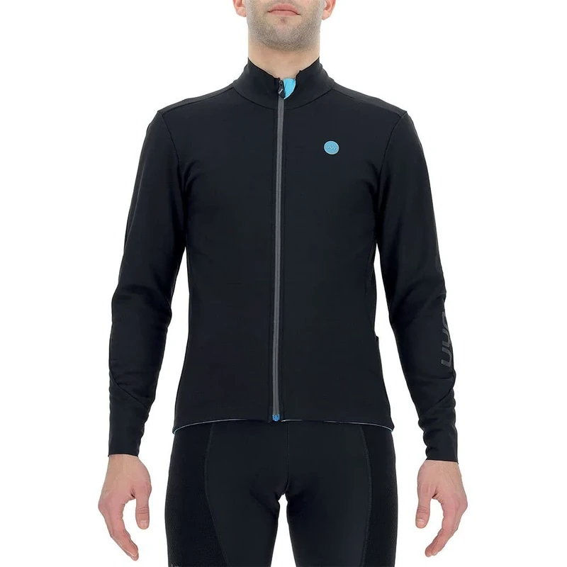 UYN O102189 BIKING FULLSHELL AEROFIT Jacket Men's Black/Black/Turquoise M