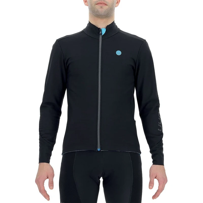 Erima UYN O102189 BIKING FULLSHELL AEROFIT Jacket Men's Black/Black/Turquoise L