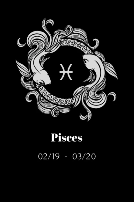 Pisces 02/19 - 03/20: A Diary, Notebook, Journal, Memoir: Great Gift for the Pisces Zodiac (Zodiac Journals) - Image 1