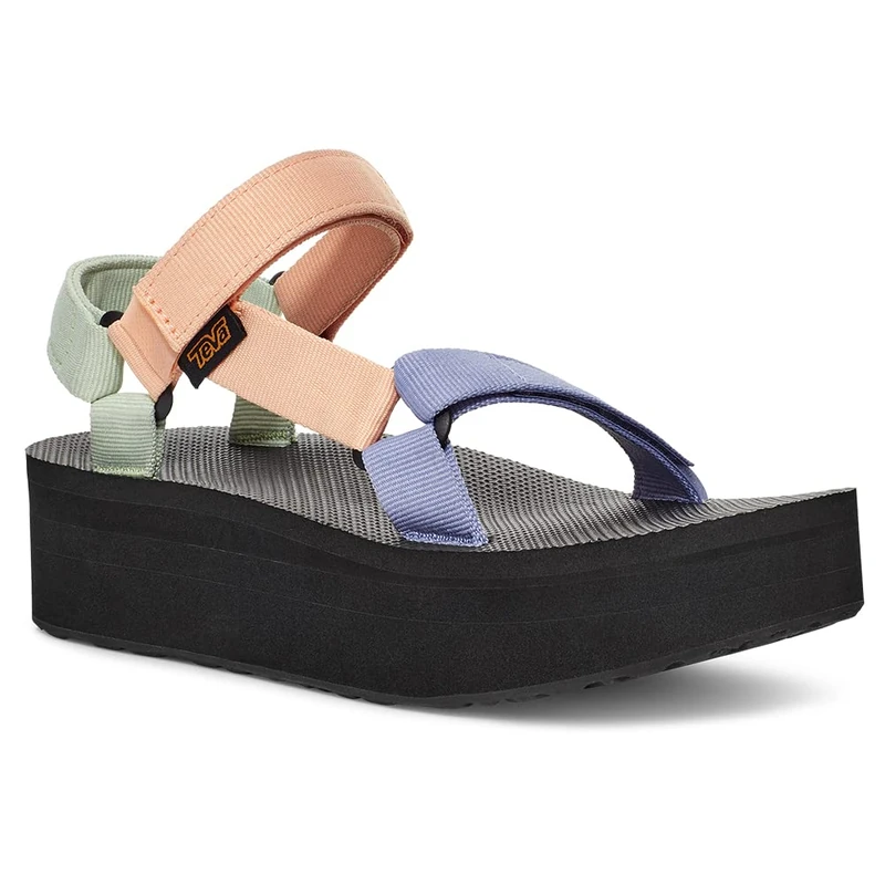 Teva Women's Flatform Universal Sandal, Sherbert Multi, 5 UK