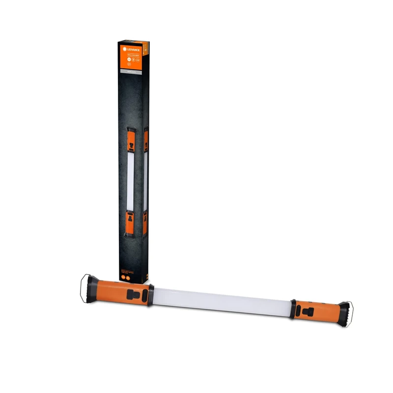 LEDVANCE Worklight - LED Bar Light 10W with Rechargeable Battery, Spotlight with 4000K Cool White, 800 Lumen, LED Workshop Light Can Be Used Flexibly Thanks to Swivelling Light Head, IP44