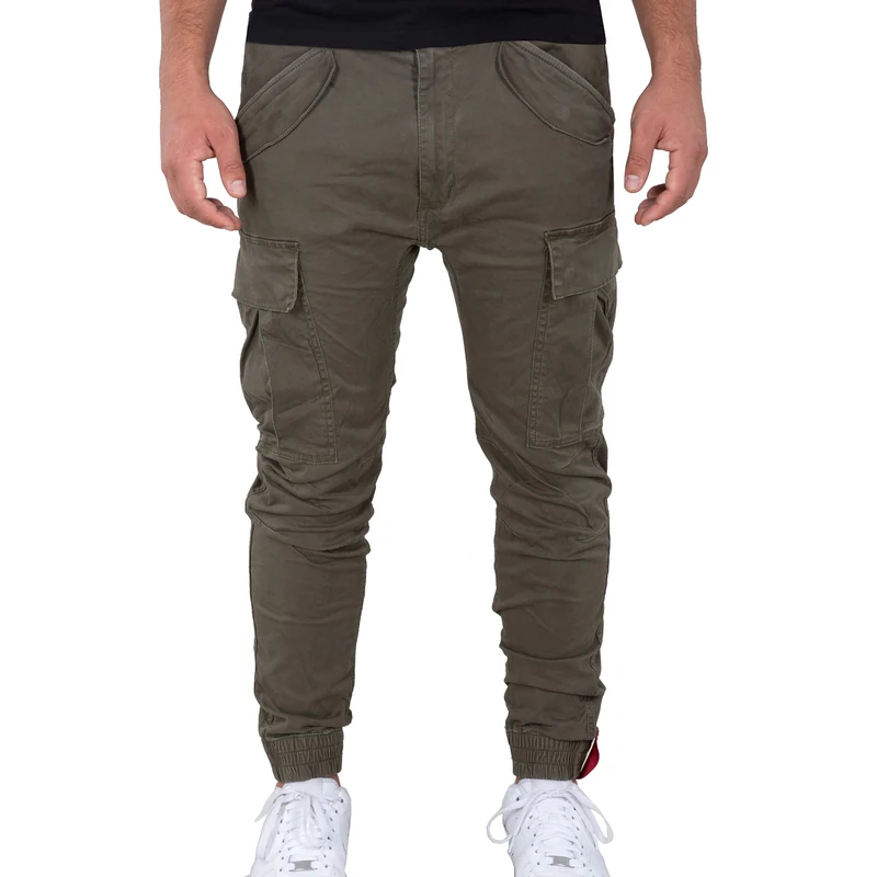 Alpha Industries Airman Mens Casual Trousers Black Olive