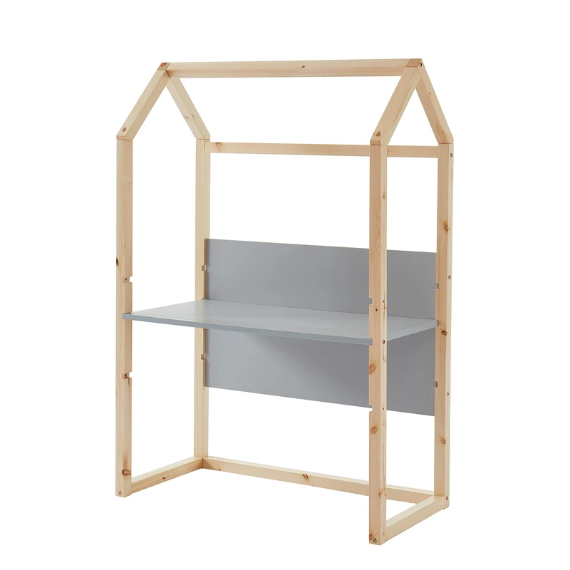 BAÏTA Children's Desk Tiny Grey and Pine