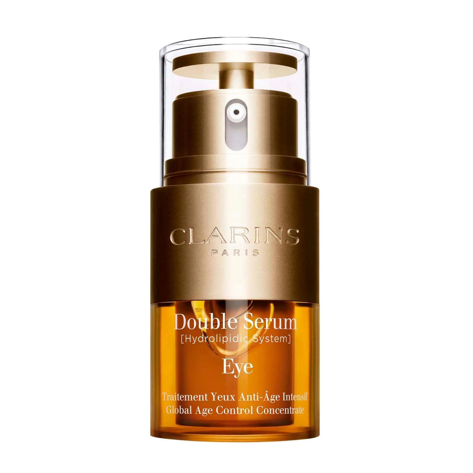 Clarins Double Serum Eye 20ml | Dual-Phase Anti-Ageing Eye Serum with 13 Plant Extracts | Smooths, Firms & Reduces Puffiness
