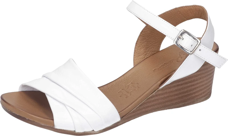 Piazza Women's 910071-03 Heeled Sandal, Weiß, 10 UK