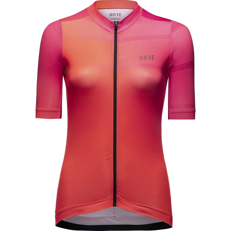GORE WEAR Women's Ardent Cycling Jersey, 34, Fire-Red/Pink