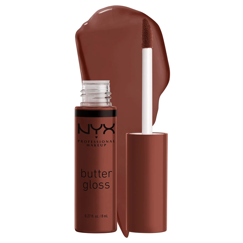 NYX Professional Makeup Butter Gloss 51 Brownie Drip - Sheer Shine