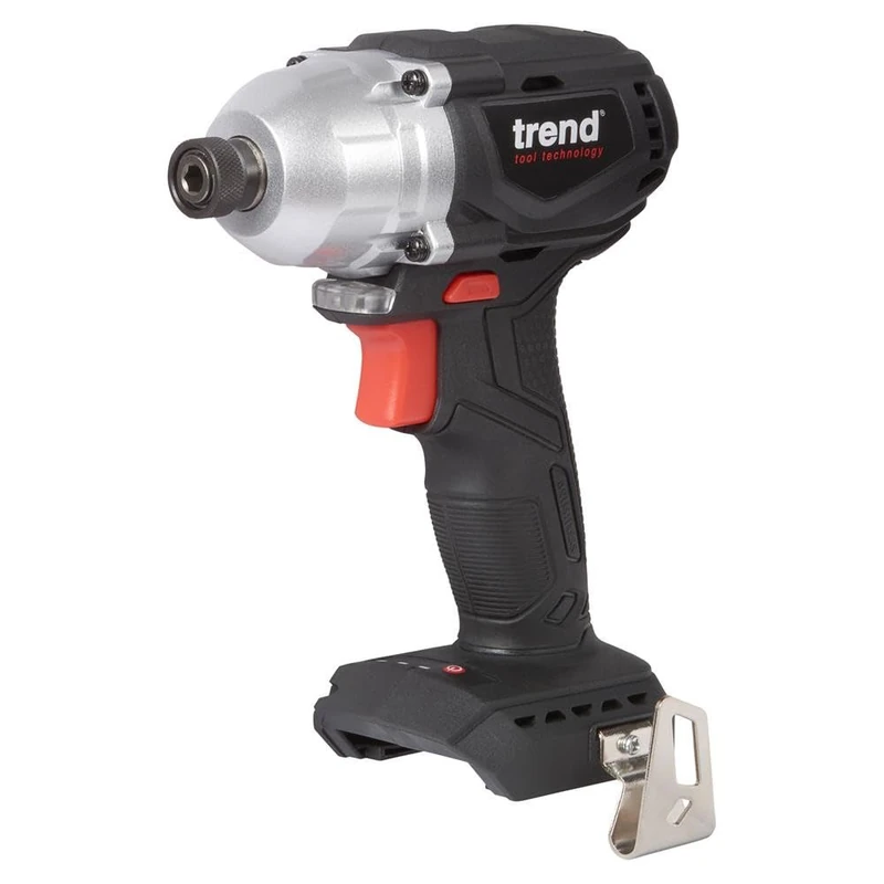 Trend 18V Cordless Brushless Impact Driver with High Performance Motor & Two Speed Settings, Bare Tool (Battery & Charger Sold Separately), T18S/IDB
