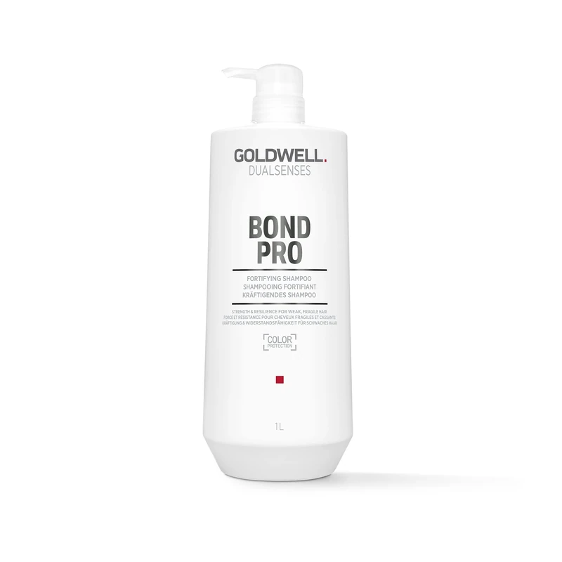 Goldwell Dualsenses Bond Pro Fortifying Shampoo for Fragile, Damaged Hair, Strengthening with microPROtec Complex, 1000ml