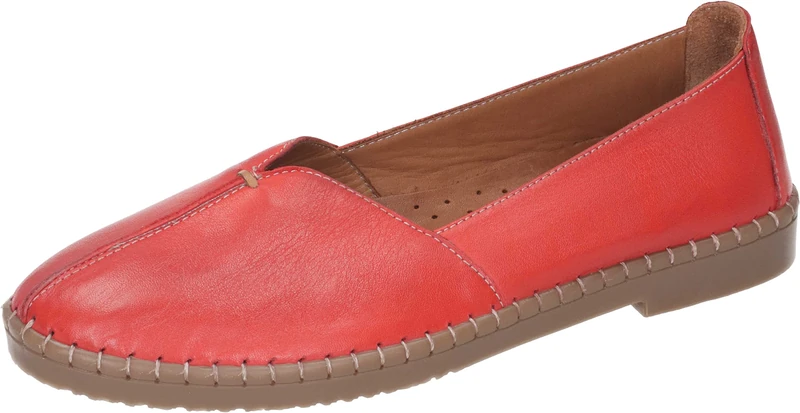 Manitu Women's 840012-04 Loafer, Rot, 2 UK