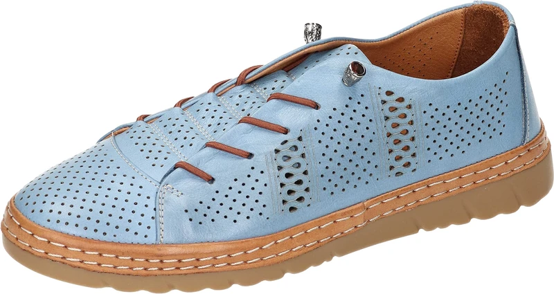 Manitu Women's 840010-51 Loafer, Blau, 5.5 UK