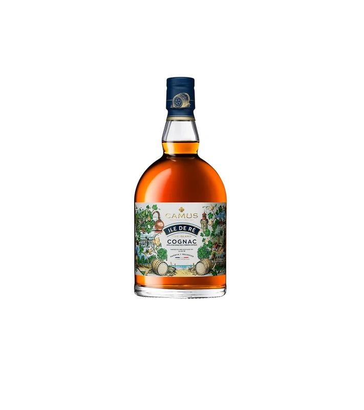 Camus Ile de Ré Fine Island Cognac | 40% | 70cl | Unique Cognac produced on Ile de Ré | Elegant and Fresh | Perfect for Gifting