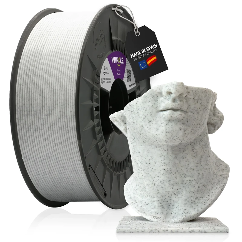 Winkle PLA Filament HD Texture Marble | 3D Printer Filament | PLA Filament 1.75mm 300g | PLA Marble | Dimensional Accuracy | 300g Spool - Image 1