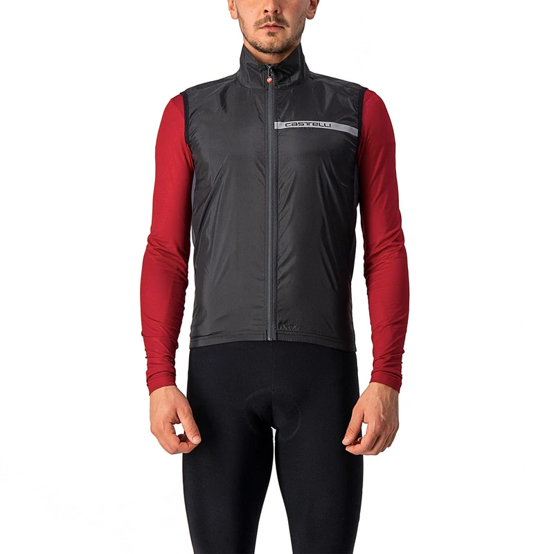 CASTELLI Squadra Stretch Vest – Lightweight and Compact Windproof Vest for Cycling