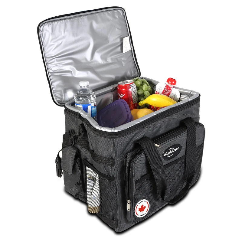 Koolatron Electric Cool Box - 12 V Powered Cooler For Car, Camping, Travel, Hard Sided Refrigerator For Vehicle, Caravan, Hot & Cold Function, Cools Drinks,Food For Road Trip, 25 L