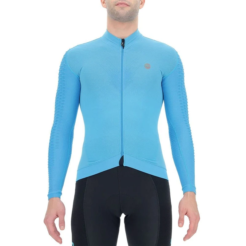 UYN O102080 BIKING AIRWING WINTER OW LONG_SL. T-shirt Men's Turquoise/Black L