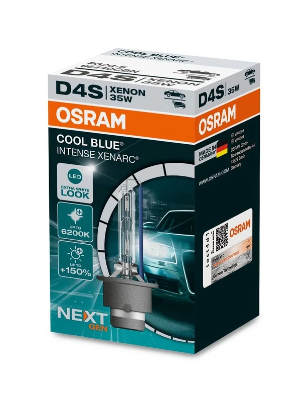 Osram Xenarc Cool Blue Intense NextGen HID-Xenon bulb - D4S - 12V/35W - single piece (max. 6200K)