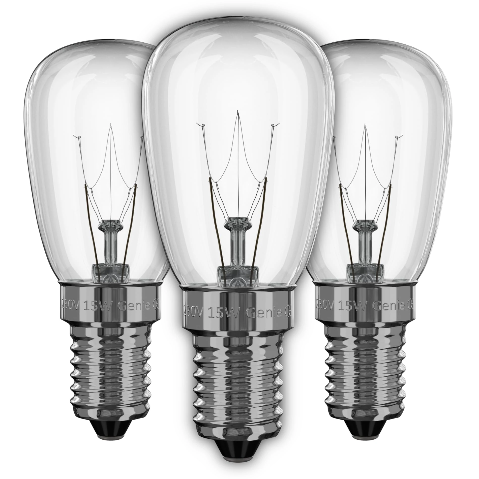 Flea Lamp Glass Light Bulbs (Pack of 3) 15W 230V for Medipaq Fly-Bye Flea Killer Trap (15, Watts)
