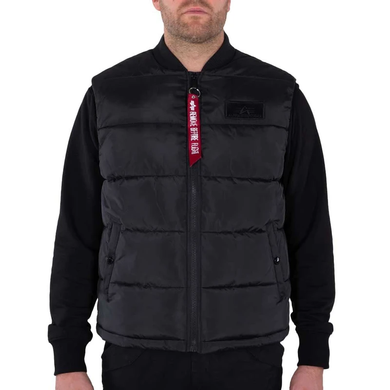 Alpha Industries Puffer LW Vest for Men Black