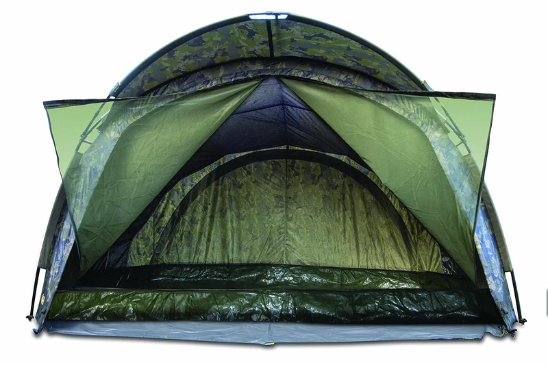 Solar Tackle UnderCover Camo/Green 2-Man Bivvy Inner Capsule (Suitable For Solar Tackle 2-Man Bivvy) With Elasticated Toggles, Integrated Groundsheet, Inner Mesh, Reinforced Attachment Loops - Image 1