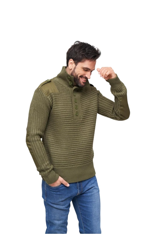 Brandit Alpine Pullover, color: olive, size: 3XL