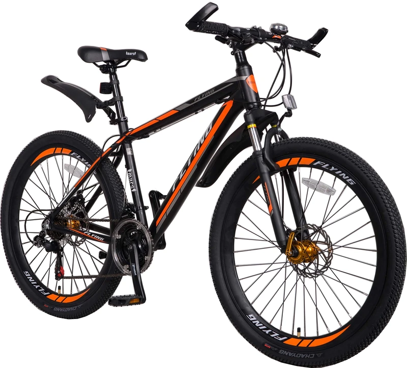 FLYing Unisex's 21 Speeds Mountain bikes Bicycles Shimano Alloy Frame with Warranty 26 inches