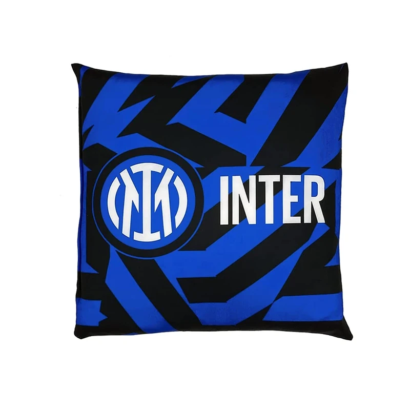 ZeroPlayer Inter New Living Room Cushion, Unisex-Adult, Logo + Black/Blue Writing, One Size