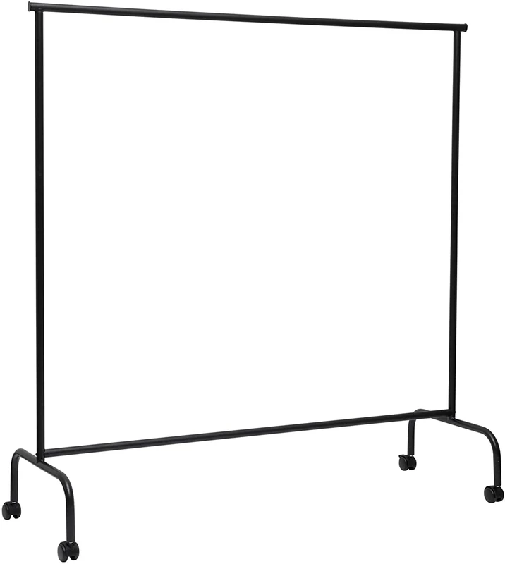 Maul MAULlimbo Row Wardrobe | Mobile, Stylish Coat Rack for Event Rooms, Trade Shows and Office | Sturdy, Elegant Metal Clothes Rack for Jacket and Coat | Black