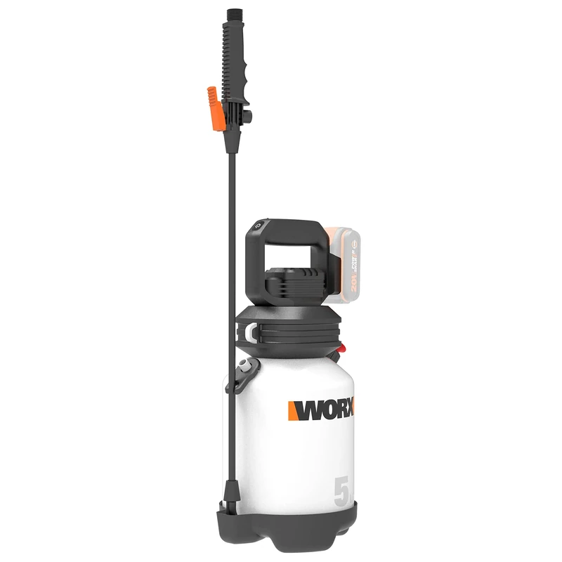 WORX WG829E.9 Cordless Pressure Sprayer 20 V - Suitable for Watering and Spraying Herbicides, Insecticides & Fungicides - Adjustable Nozzle - Mobile & Compact Design - Without Battery & Charger