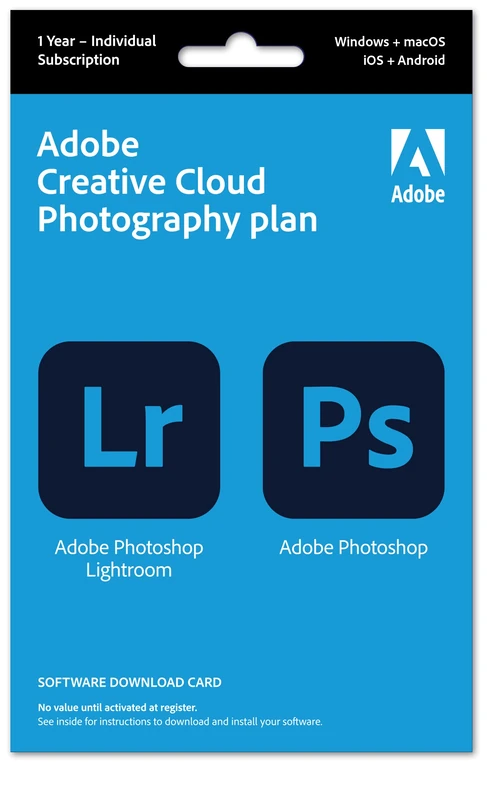 Adobe Creative Cloud Photography Plan 20GB
