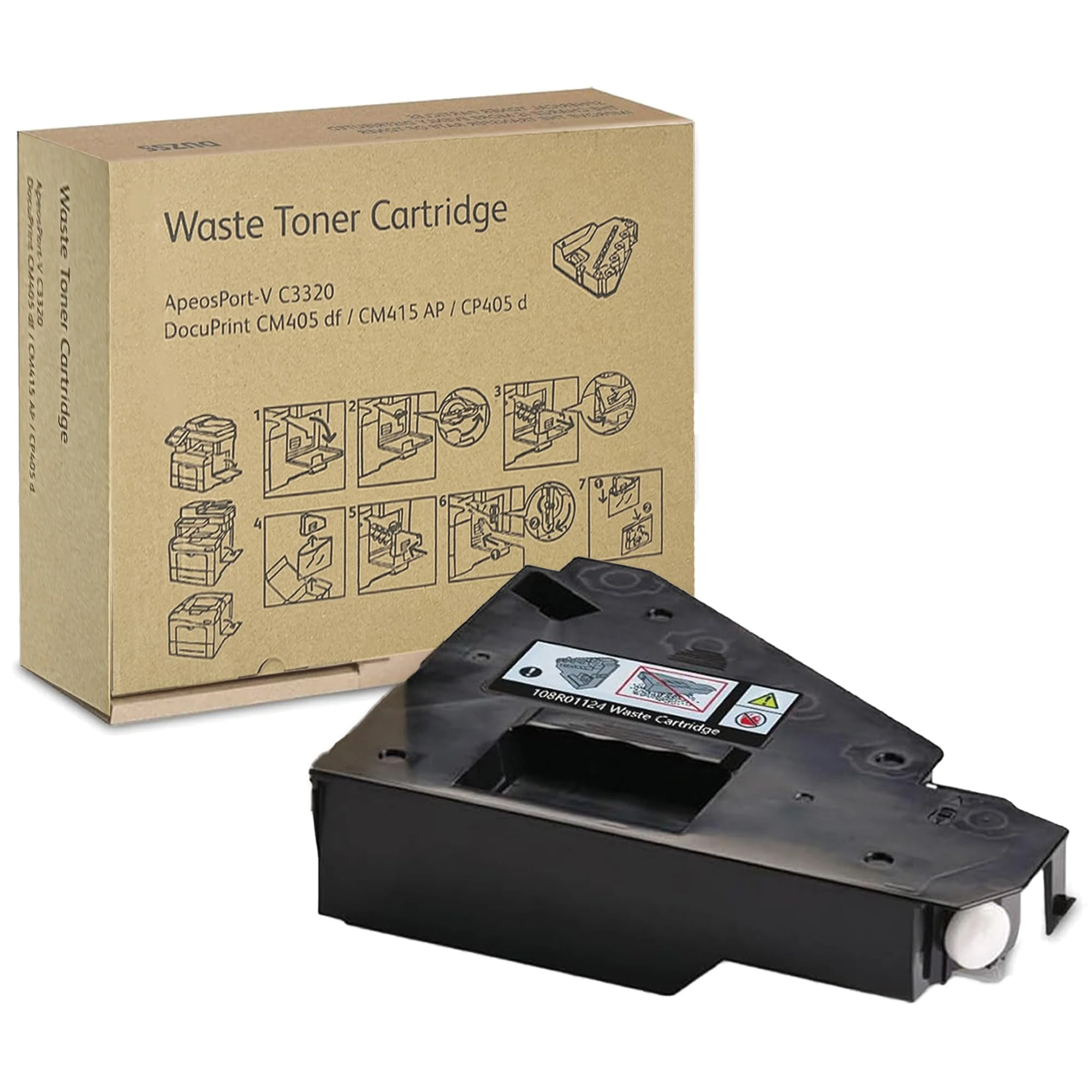 LCL 108R01124 Waste Toner Cartridge Collection Container Box 30000 Pages for Xerox VersaLink C400 C400V C400N C400DN MFP C405 C405V C405N C405DN, Phaser 6600, WorkCentre 6605 6655 Printers (1Pack)