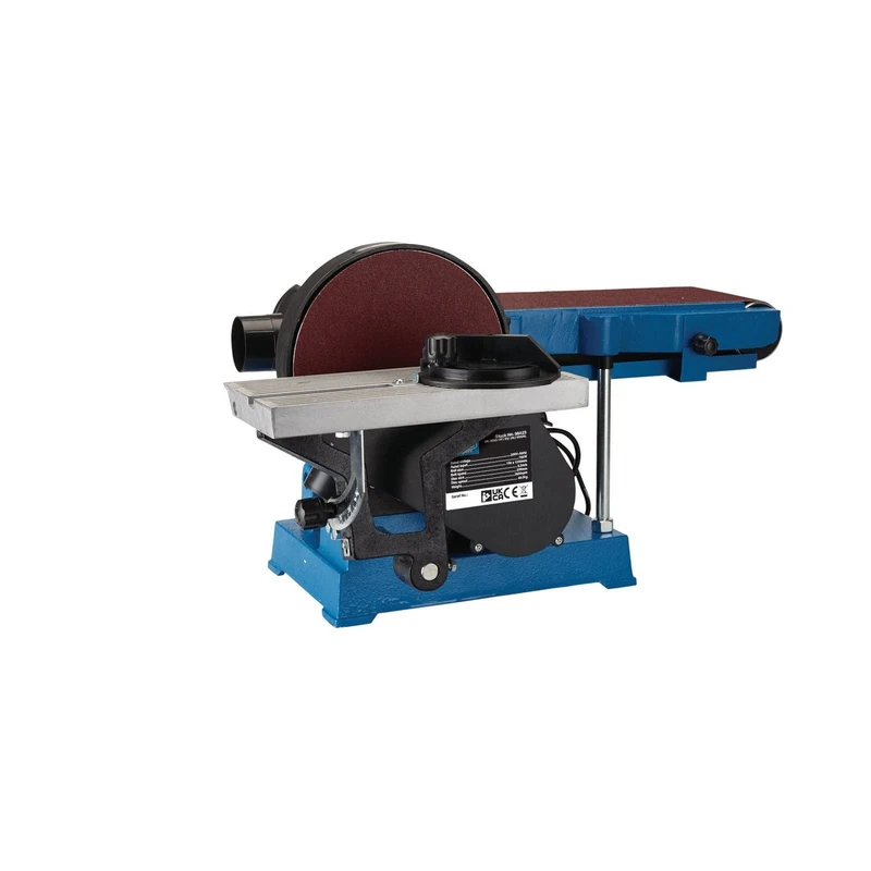 Draper 98423 Belt and Disc Sander with Tool Stand, 750W, 230V, Blue and Black, One Size