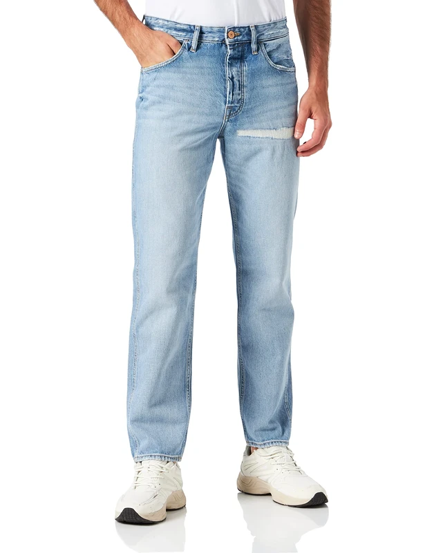 Jack & Jones Men's JJICHRIS COLT SFI 026 LN Jeans, Blue Denim, 29/30