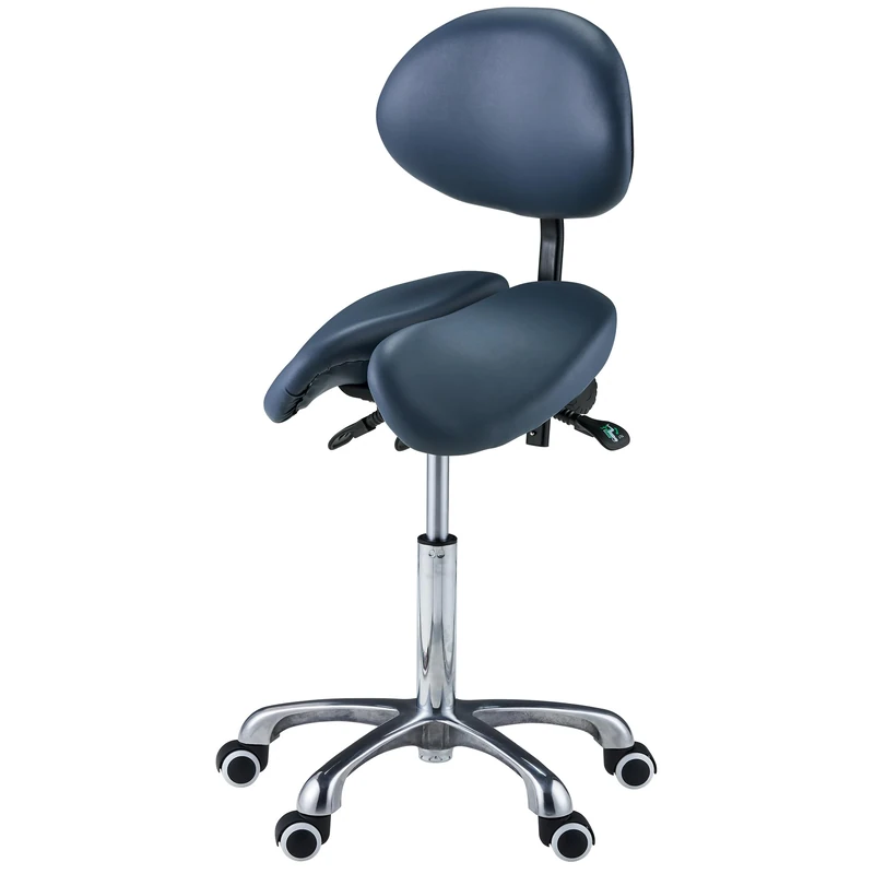 Master Massage Berkeley Split Seat with Tilt Options, Height Adjustable with Backrest, Royal Blue - Image 1