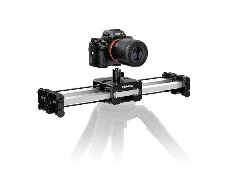 Edelkrone SliderPLUS v5 Compact - Compact Slider with up to 40 cm Camera Drive, 22.7 kg Load Capacity for Ground Operation, 6.8 kg Load Capacity on Tripod