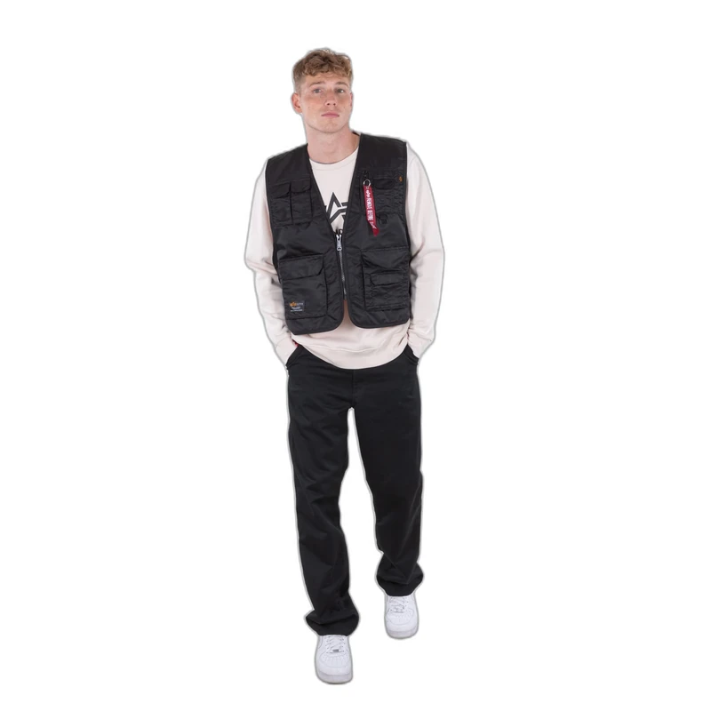 Alpha Industries Utility Vest for Men Black