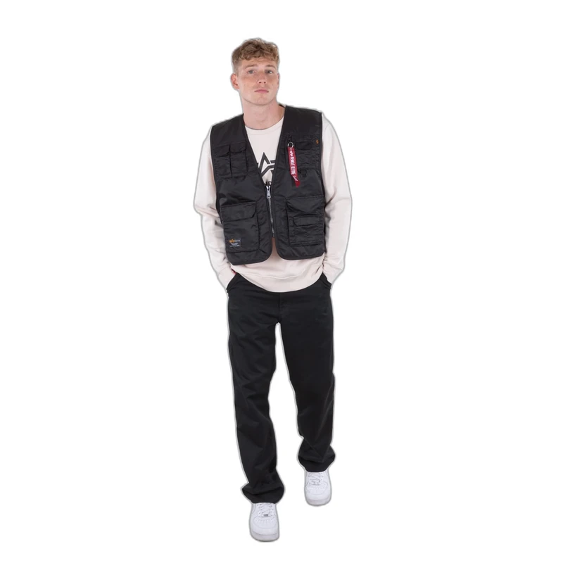 Alpha Industries Utility Vest for Men Black
