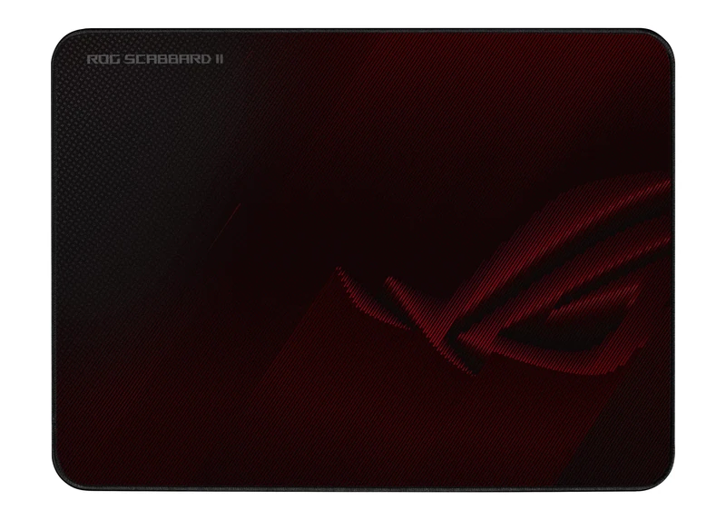 ASUS ROG Scabbard II Gaming Mousepad-Triple Guard Protective Coating Surface Repels Water-Oil-Dust, Anti-Fray Flat Stitched Edges, Non-Slip Rubber Base, Optimized Surface for Smooth Glide and Comfort